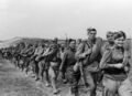 Пехота РККА на марше, 1 сентября 1943 года