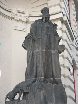 Памятник Йехуде Лёв бен Бецалелюruen в Праге, Ладислав Шалоун, 1910