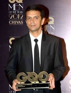 Рахул Дравид на церемонии вручения премии «Мужчина года GQ», 2012