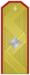 Rank insignia of Бригаден генерал of the Bulgarian Army.png