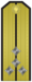 Rank insignia of Капитан-лейтенант of the Bulgarian Navy.png