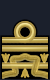 Rank insignia of ammiraglio di divisione of the Italian Navy.svg