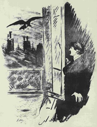 Эдуард Мане, The Raven (1875)