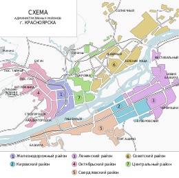 Rayons of Krasnoyarsk.svg
