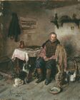 «Отставной солдат (Дачный сторож. Николаевский солдат)», (1885), дерево, масло Пензенская областная картинная галерея имени К. А. Савицкого