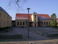 Gebäude der 1. Oberschule Velten, wird seit 1922 durchgehend als Schule genutzt