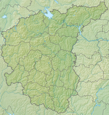 Центральный федеральный округ: физико-географическая карта