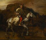 Рембрандт (?). «Польский всадник». Ок. 1655 г. Коллекция Фрика, Нью-Йорк