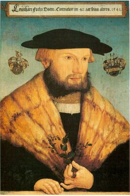 Леонарт Фукс, портрет 1541 года
