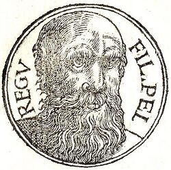 Портрет из сборника биографии Promptuarium iconum insigniorum (1553)