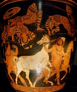 Одиссей и Диомед похищают коней Реса