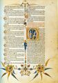 Лист из "Книги правления князей" Эгидио Романо. ок.1280г., Национальная библиотека, Париж
