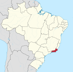 Рио-де-Жанейро на карте