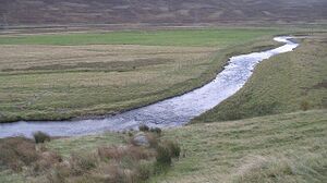 Нижнее течение реки в октябре 2008 года