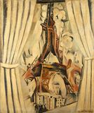 Робе́р Делоне́. «Вид на Эйфелеву башню». 1910