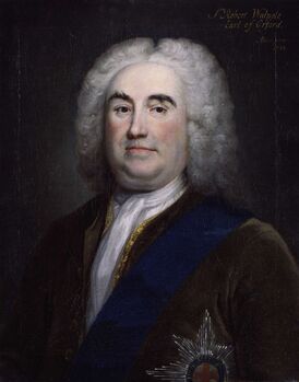 А. Понд[en]. Портрет сэра Роберта Уолпола. 1742 Национальная портретная галерея, Лондон