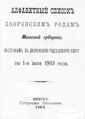 издание Минского Дворянского Собрания 1903 года