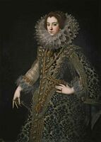 Неизвестный художник Изабелла Французская, Королева Испании. 1620.