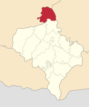 Рогатинский район на карте