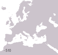 Изменение границ Древнего Рима в период республики и империи.