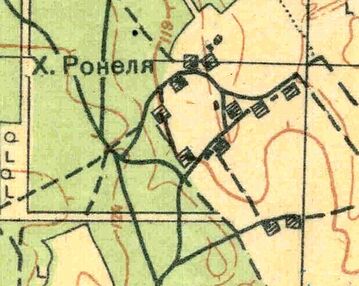 Земли деревни Ронилово. 1931 год