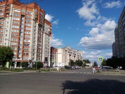 Вид на пересечение с улицей Ленина
