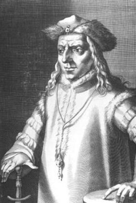 Рудольф I Габсбург, король Чехии. Портрет XVI века.