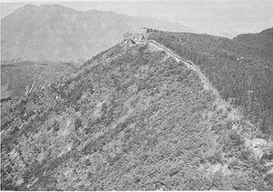 Руины крепости на горе Ка-сан, высота 902 1950.