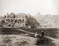 Фотография 1881 г., показывающая цитадель Старого Кандагара в руинах