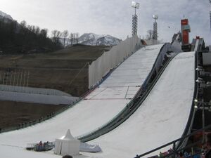 RusSki Gorki Jumping Center during 2014 Winter Olympics.JPG