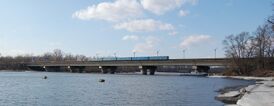 Русановский мост, весна 2010 года