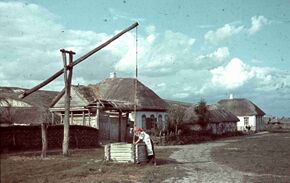 Село во время оккупации, 1943 год