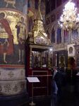 Декорированный убрусом нижний ярус столпов в Успенском соборе Московского кремля