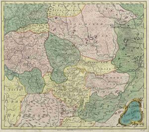 Пермская (до 1737 Соликамская) провинция на карте
