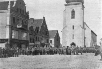 Парад русских войск в Инстербурге 5 сентября 1914 г.