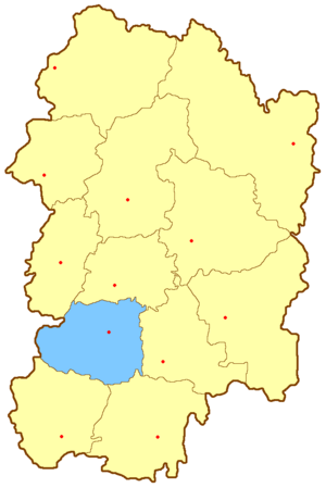 Скопинский уезд на карте