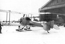 Вариант бело-сине-красного опознавательного знака на самолётах русской военной авиации времён Первой мировой войны