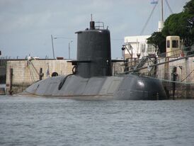 Подводная лодка «Сан-Хуан» в 2007 году на базе «Мар-дель-Плата»  (исп.) (рус.