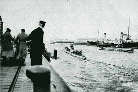 Последняя фотография U-29, сделанная во время её выхода в море в марте 1915 года