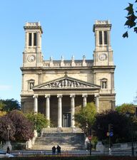 Церковь Сен-Венсан-де-Поль, архитектор Жак Игнас Hittorff (1824-1844)