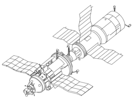 «Космос-1686» пристыкован к станции «Салют-7»