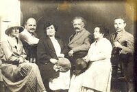 Самойлович, Ахвердов и Чобанзаде с супругами. Ленинград, 1925 год