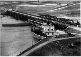 Главный водоприёмник. Река Самур. 1955 год.