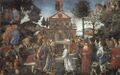 Фреска Боттичелли «Искушение Христа»