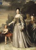 Портрет Марии Аделаиды Савойской, герцогини Бургундской. 1709 Версаль