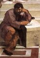 Фрагмент «Афинской школы» — Гераклит (Микеланджело)