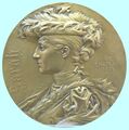 Медаль в честь Сары Бернар (1889)