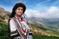 Каракачанская женщина в народном костюме. Пинд. Греция