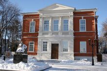 Музей им. Радищева зимой
