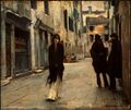 Джон Сингер Сарджент, Улица в Венеции, 1882 г.